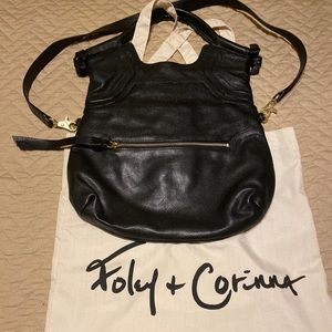 Foley + Corinna Black convertible bag